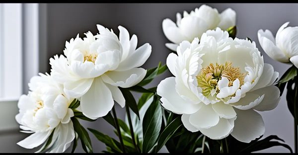 Des pivoines artificielles pour un décor sans entretien