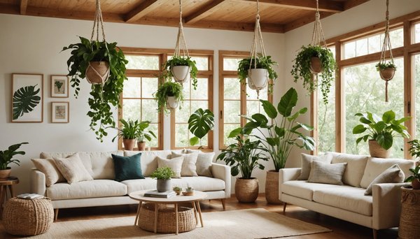 Les meilleures suspensions pour plantes pour embellir votre intérieur